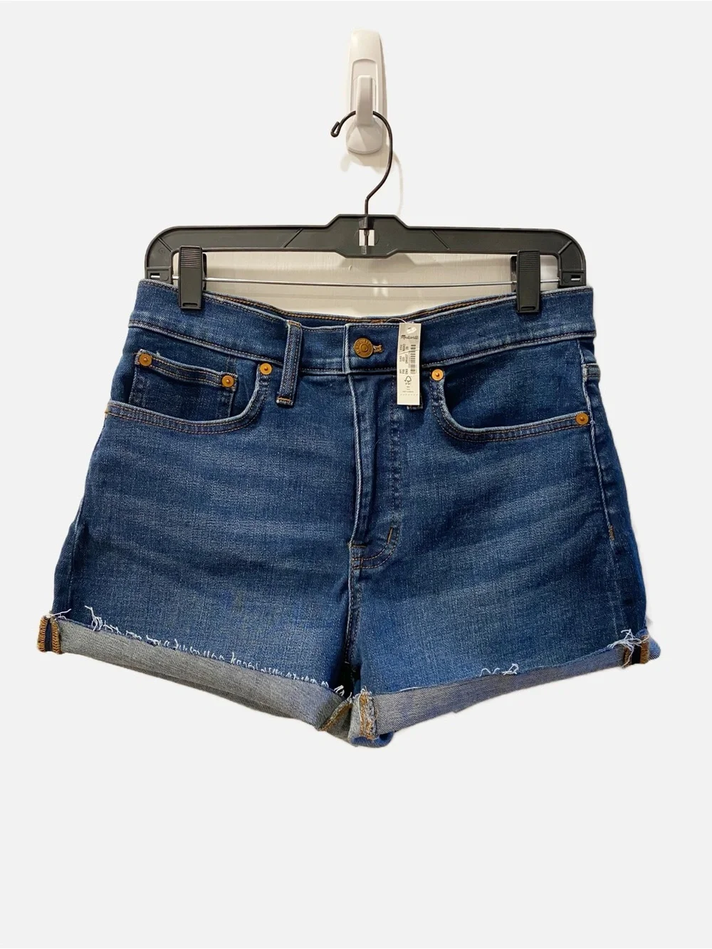 Madewell High Rise Denim Shorts Indigo - size 28
